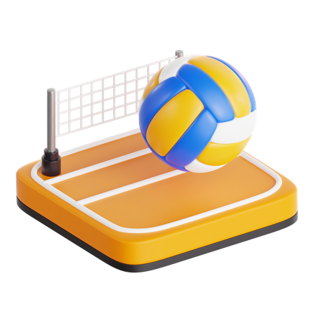 Volleyball  3D Icon