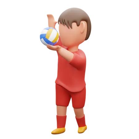 Volleyball  3D Icon