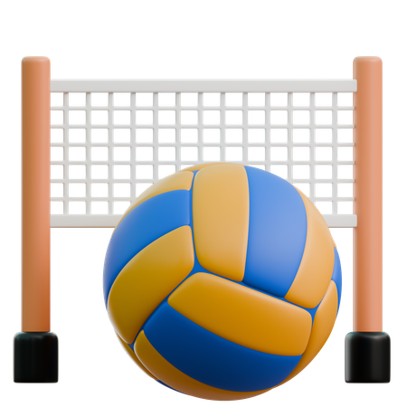 Volleyball  3D Icon