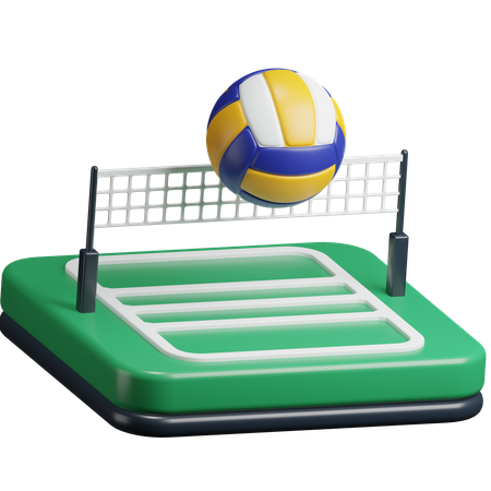 Volleyball  3D Icon
