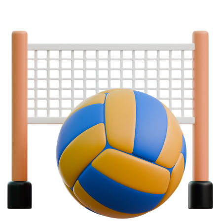Volleyball  3D Icon