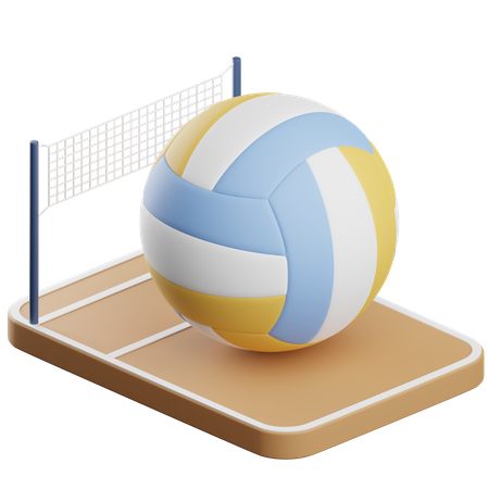 Volleyball  3D Icon