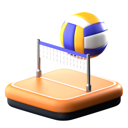 Volleyball  3D Icon