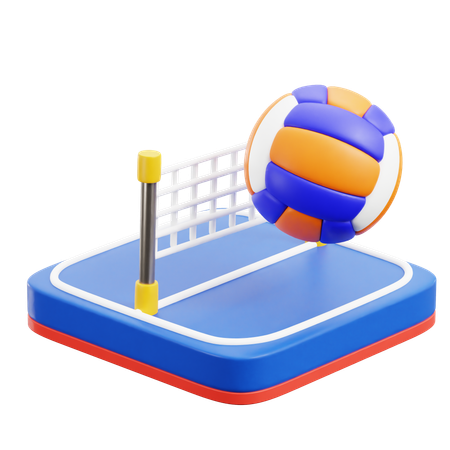 Volleyball  3D Icon