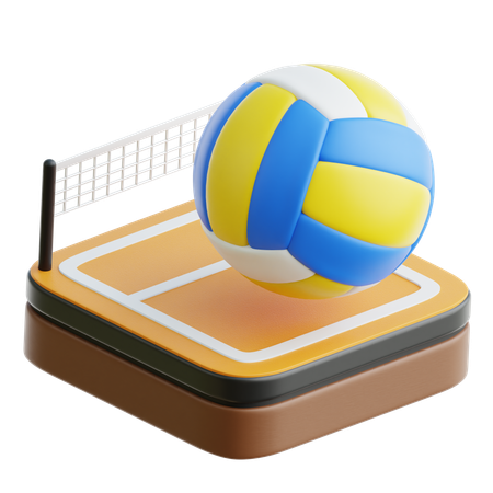 Volleyball  3D Icon