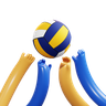 3d volleyball