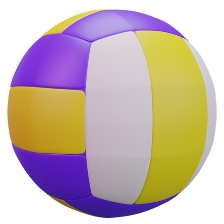 Volleyball 3D Icon