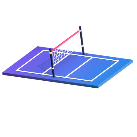 Volleyball Court  3D Icon