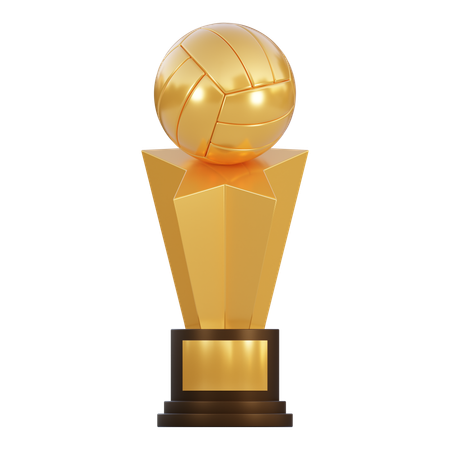 Volleyball cup  3D Icon