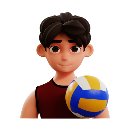 Volleyball Player  3D Icon