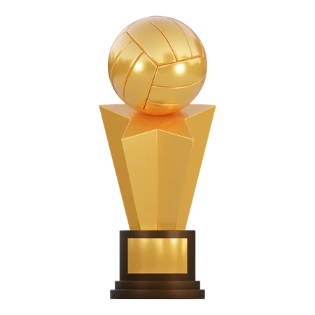 Volleyballpokal  3D Icon