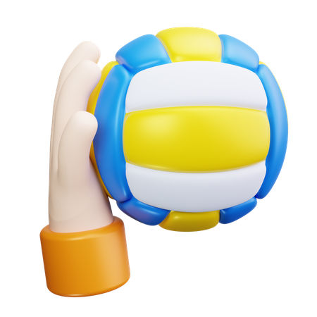 Volleyball Serve  3D Icon