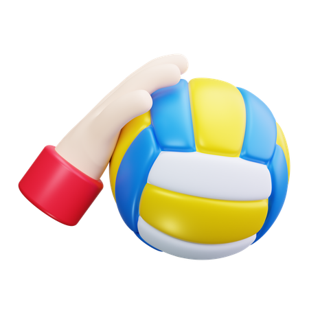 Volleyball Spike  3D Icon