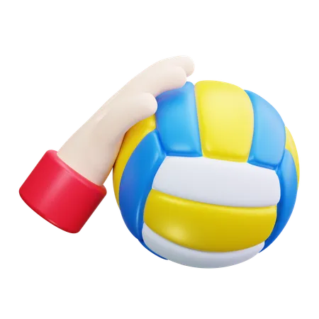 Volleyball Spike  3D Icon