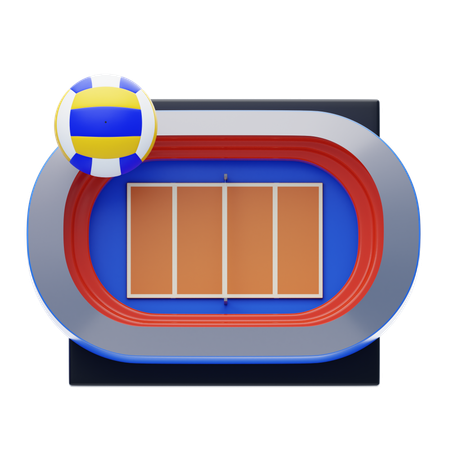 Volleyball Stadium  3D Icon