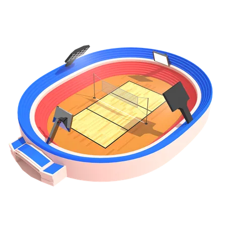 Volleyball stadium  3D Icon