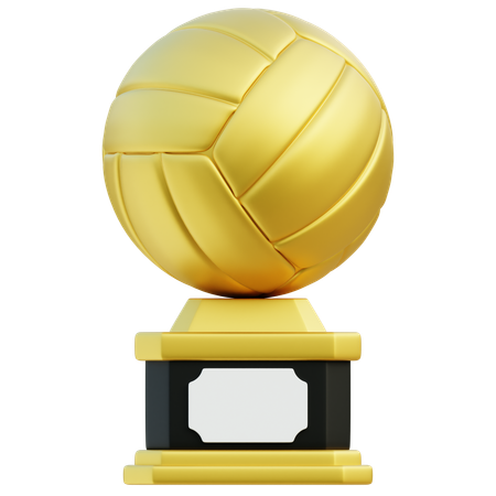 Volleyball Trophy  3D Icon