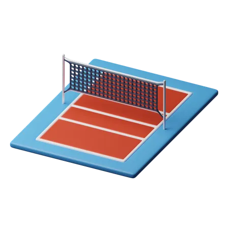 Volleyballplatz  3D Icon