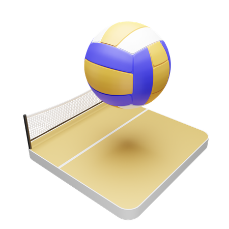 Volleyfield  3D Icon