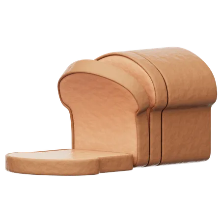 Weizenvollkornbrot  3D Icon