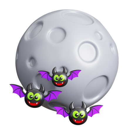 Vollmond  3D Icon