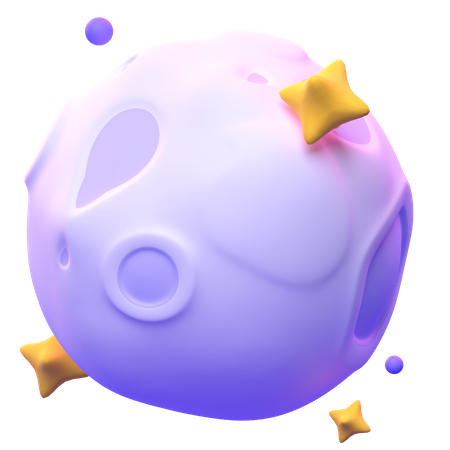 Vollmond  3D Icon