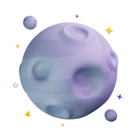 Vollmond  3D Icon