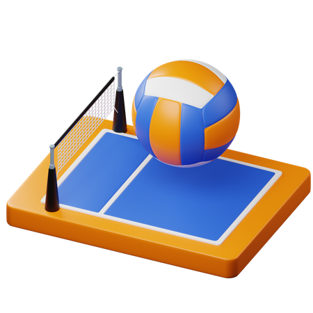 Volleyball  3D Icon