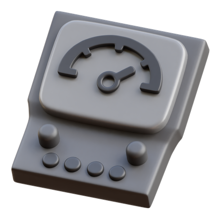 Voltímetro  3D Icon