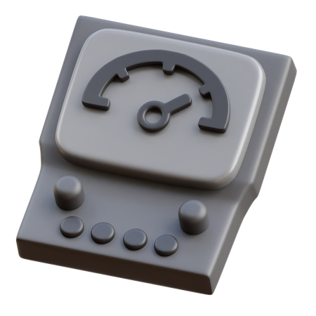 Voltímetro  3D Icon