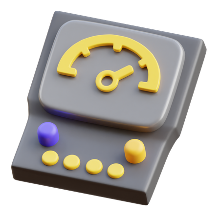 Voltmeter  3D Icon