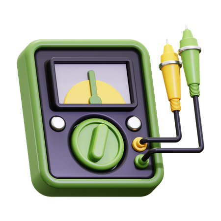 Voltmètre  3D Icon