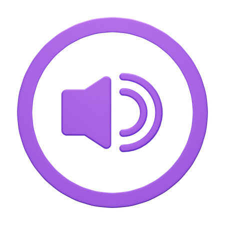 Volume  3D Icon