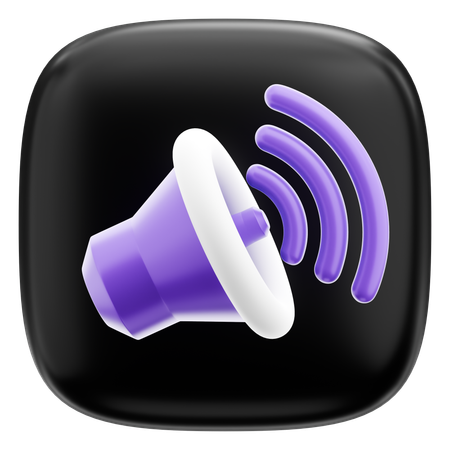 Volume  3D Icon