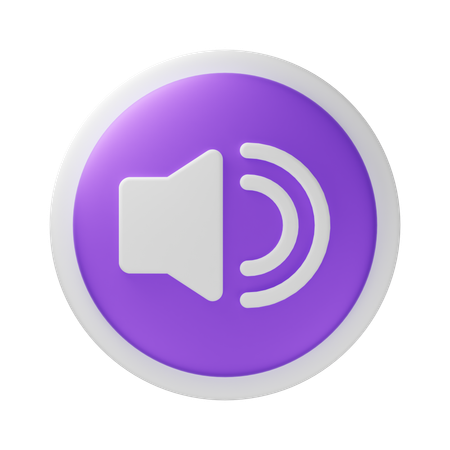 Volume  3D Icon