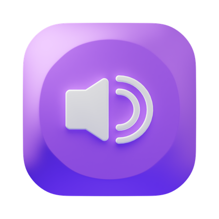 Volume  3D Icon
