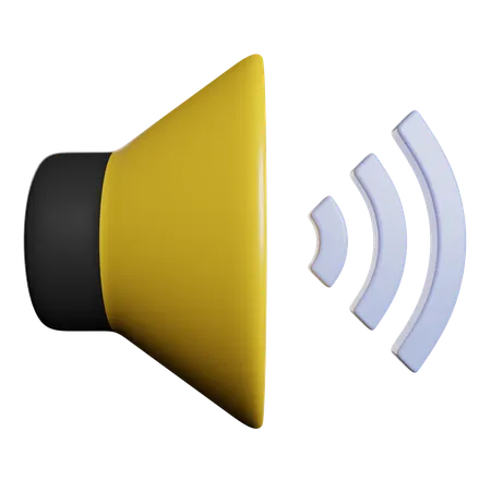 Volume  3D Icon