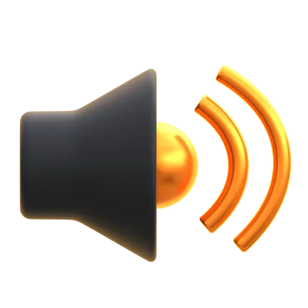 Volume  3D Icon