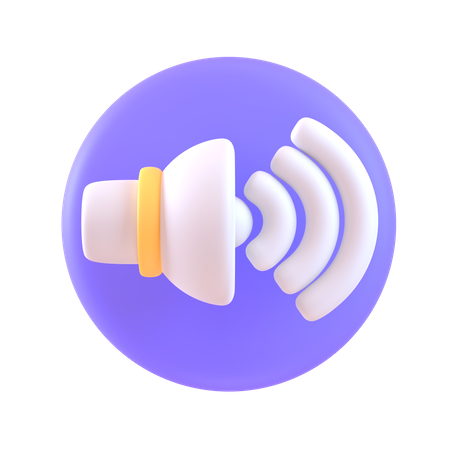 Volume  3D Icon