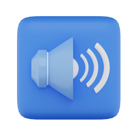 Volume  3D Icon