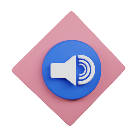 Volume  3D Icon