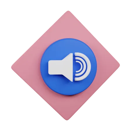 Volume  3D Icon