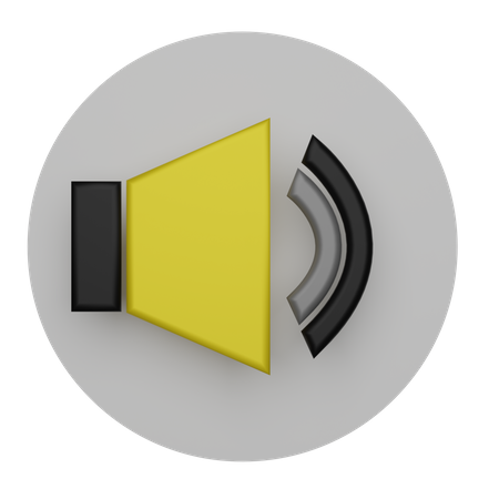 Volume  3D Icon