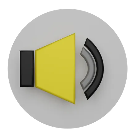 Volume  3D Icon