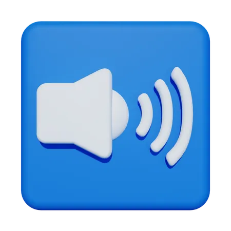 Volume  3D Icon