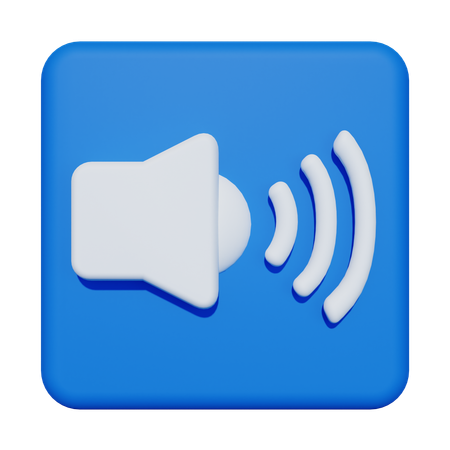 Volume  3D Icon