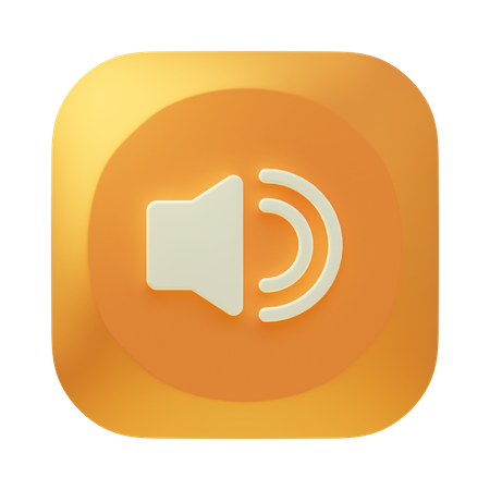 Volume total  3D Icon