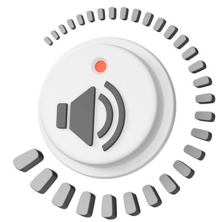 Volume Control  3D Icon
