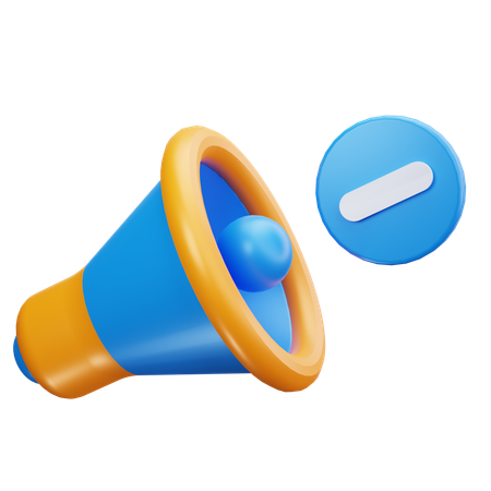 Volume Down  3D Icon