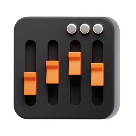 Volume Equalizer  3D Icon